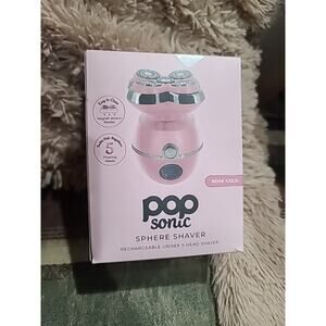 Pop Sonic Unisex 5-Head Rechargeable Shaver In Rose Gold Color